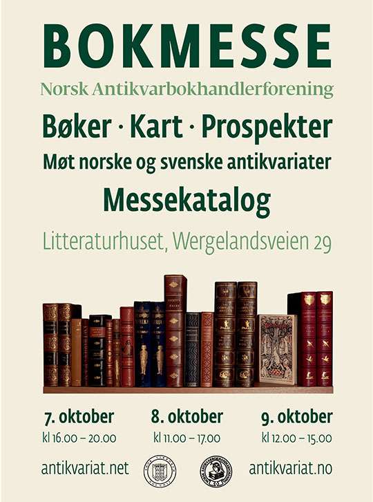 Annonse bokmesse litteraturhuset oktober 2016